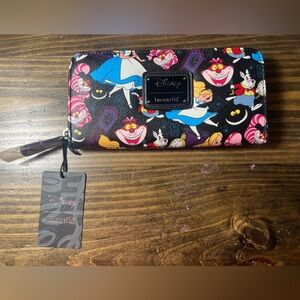 NEW WITH TAGS Loungefly Disney Alice In Wonderland Wallet!!!